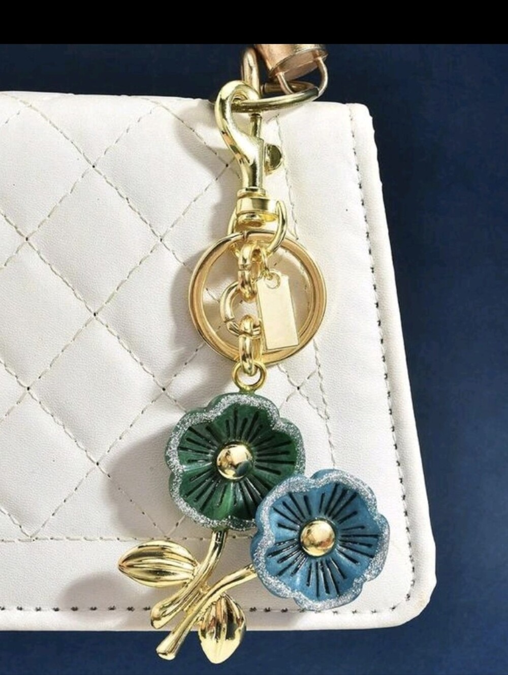 Flower Bag Charm/ Keychain NEW